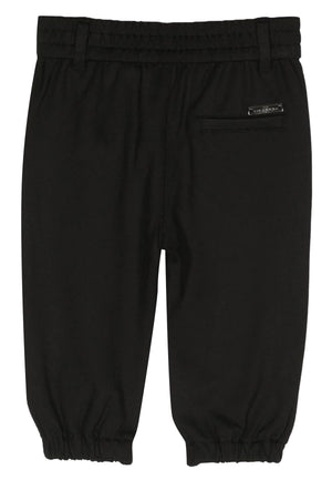 ViaMonte Shop | John Richmond pantalone nero neonato in viscosa