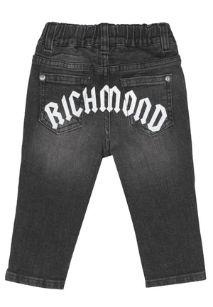 ViaMonte Shop | John Richmond jeans neri neonato in denim