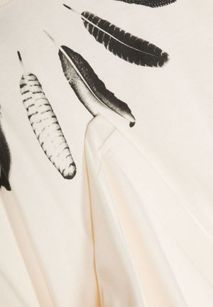 ViaMonte Shop | Marcelo Burlon t-shirt beige bambino in cotone organico