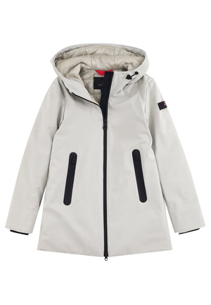 ViaMonte Shop | Peuterey giubbino Telia ta kid grigio chiaro bambina