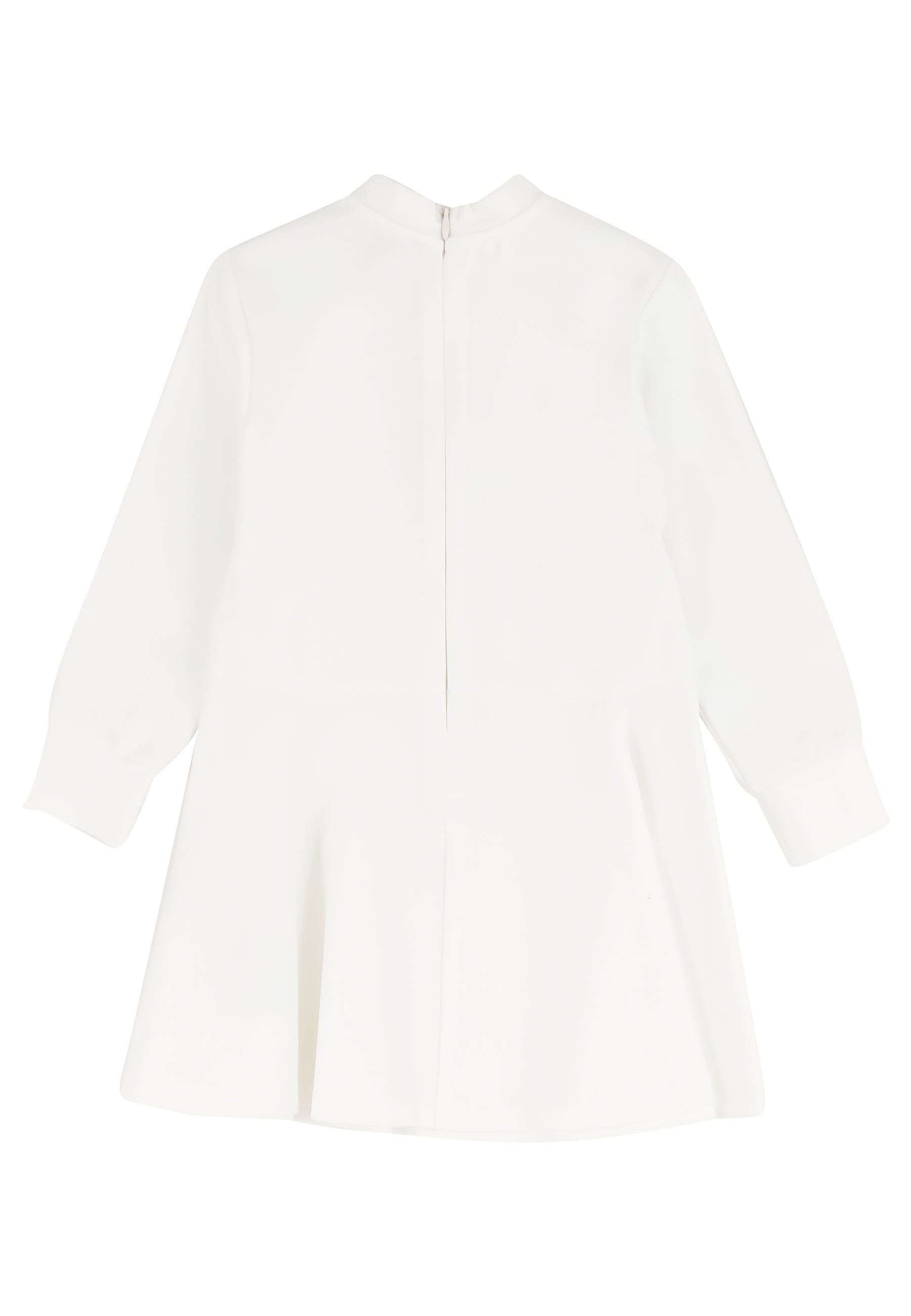 ViaMonte Shop | Twinset vestito bianco bambina in misto viscosa