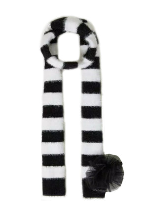 ViaMonte Shop | Twinset sciarpa bianco/nera bambina