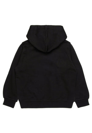 ViaMonte Shop | Diesel felpa nera bambina in cotone