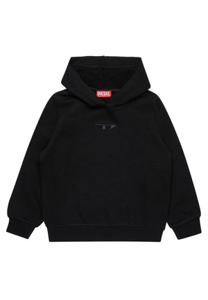 ViaMonte Shop | Diesel felpa nera bambina in cotone