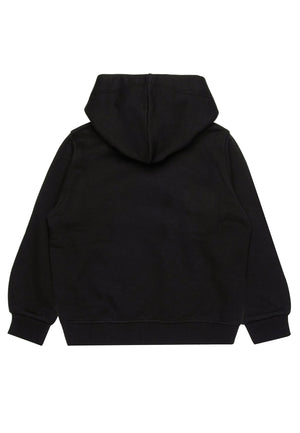 ViaMonte Shop | Diesel felpa nera bambina in cotone
