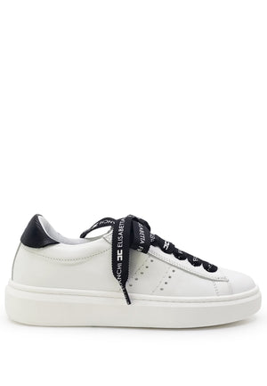 ViaMonte Shop | Elisabetta Franchi sneakers bianca bambina in pelle