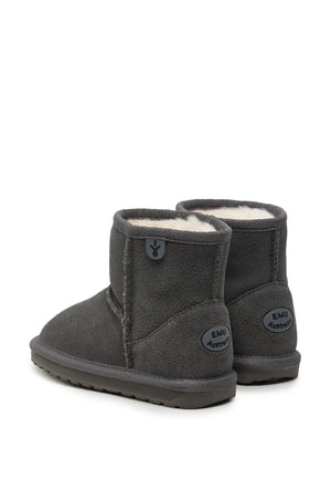 ViaMonte Shop | EMU Australia stivaletti wallaby mini grigi bambina in pelle scamosciata