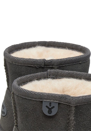 ViaMonte Shop | EMU Australia stivaletti wallaby mini grigi bambina in pelle scamosciata