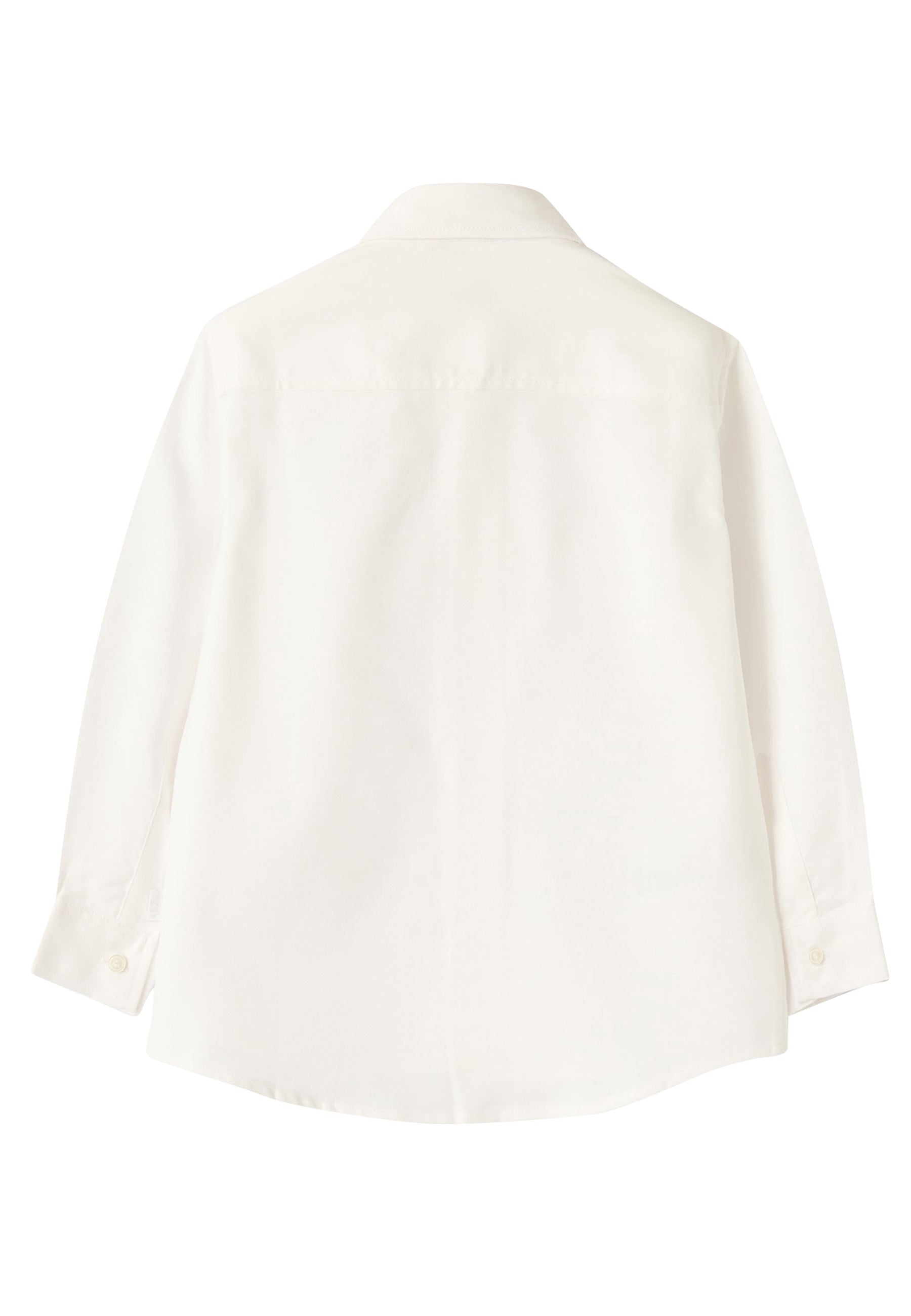ViaMonte Shop | Il Gufo camicia bianca neonato in cotone