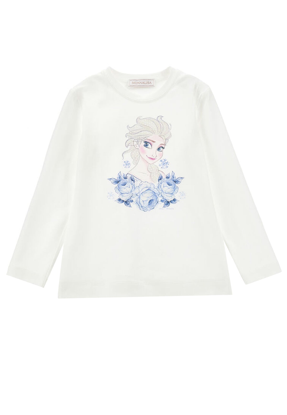 ViaMonte Shop | Monnalisa t-shirt bianca bambina in cotone
