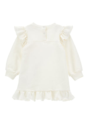 ViaMonte Shop | Monnalisa vestito bianco neonata in cotone