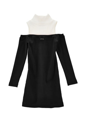 ViaMonte Shop | Monnalisa vestito nero bambina in viscosa