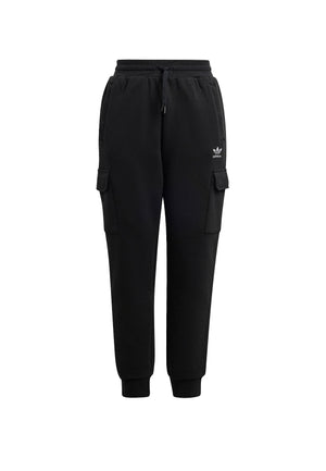 Pantalone sportivo bambino Adidas nero in cotone
