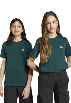 T-shirt bambino Adidas verde in cotone