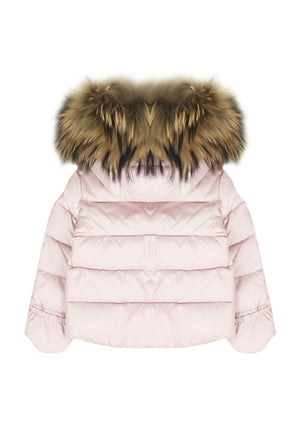 Giubbino Eagle neonata Blauer rosa in nylon