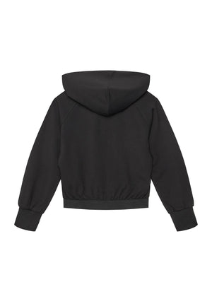 Tuta bambina Calvin Klein Jeans nera in misto viscosa