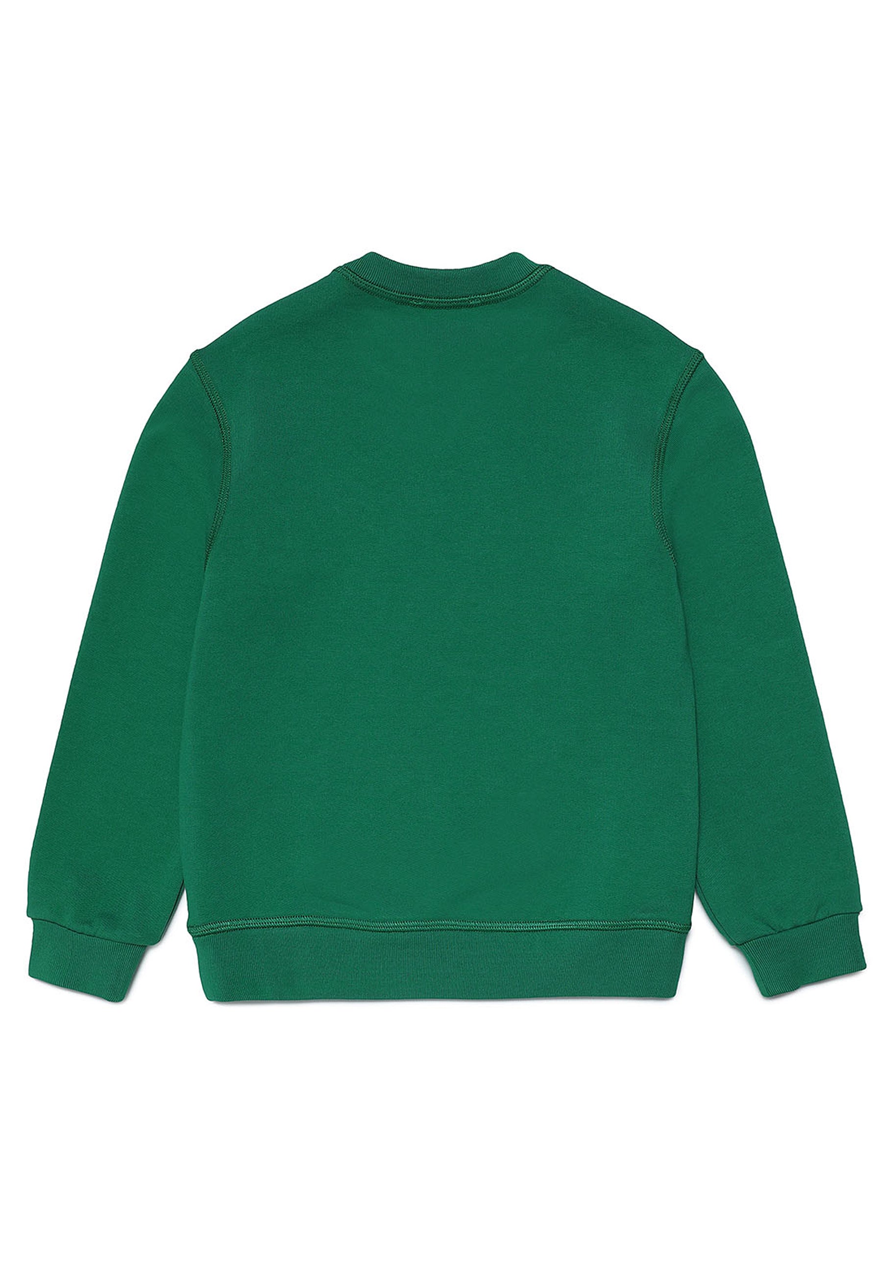 Felpa bambino Dsquared2 verde in cotone | ViaMonte Shop