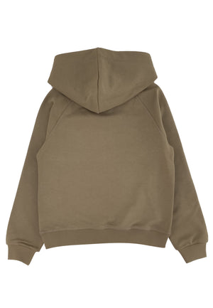 Felpa bambino Dsquared2 marrone in cotone