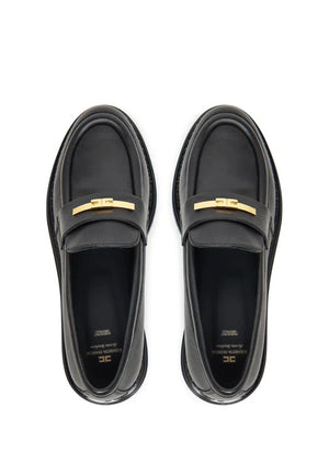 Mocassino bambina Elisabetta Franchi nero in pelle