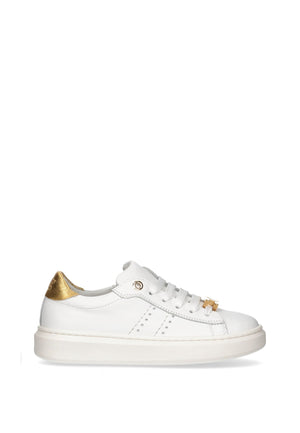 Sneakers bambina Elisabetta Franchi bianca in pelle | ViaMonte Shop