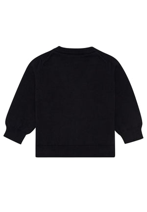 Maglia neonato Emporio Armani blu navy in misto lana