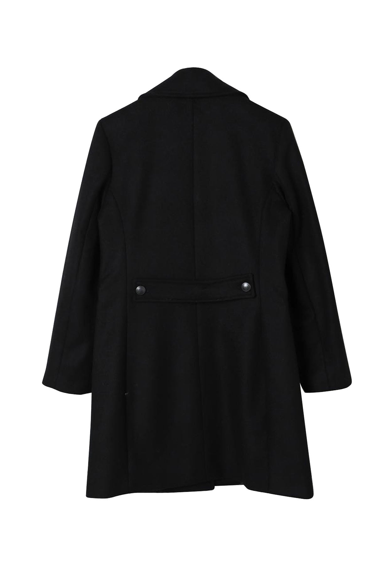 Cappotto bambina Fay nero in lana