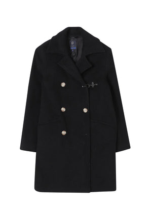 Fay cappotto nero bambina in lana