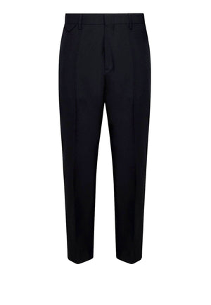 Pantalone nero uomo Low Brand in misto lana | ViaMonte Shop