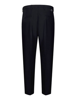 Pantalone nero uomo Low Brand in misto lana | ViaMonte Shop