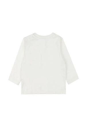 Moschino Kids t-shirt bianca neonato in cotone