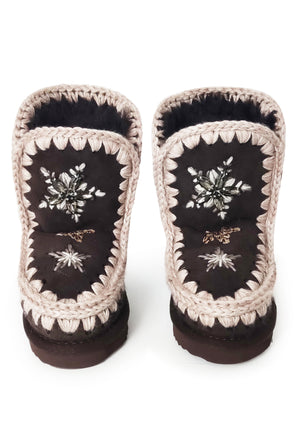 Sativaletti Eskimo bambina Mou kids marroni in pelle scamosciata