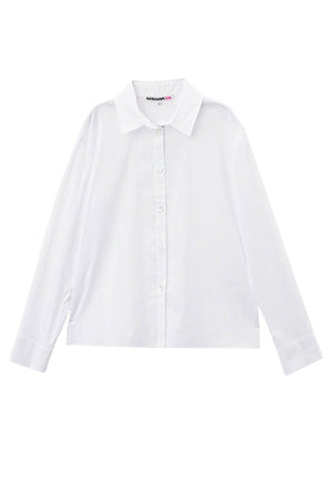 Camicia bambina Patrizia Pepe bianca in cotone