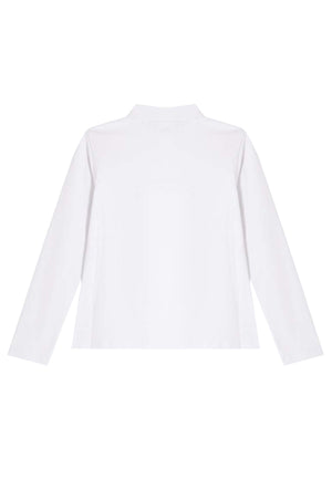 T-shirt bambina Patrizia Pepe bianca in cotone | ViaMonte Shop