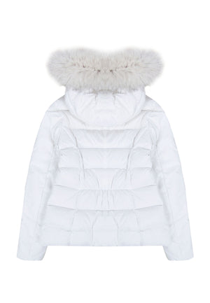 Giubbino bambina Peuterey Turmalet mqs04 fox bianco | ViaMonte Shop
