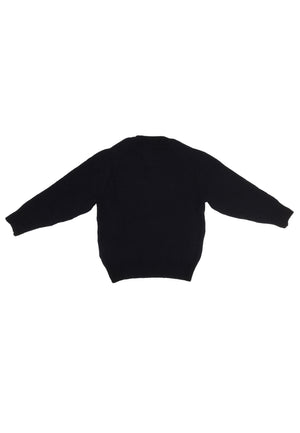 Maglia bambino Ralph Lauren blu in misto cashmere