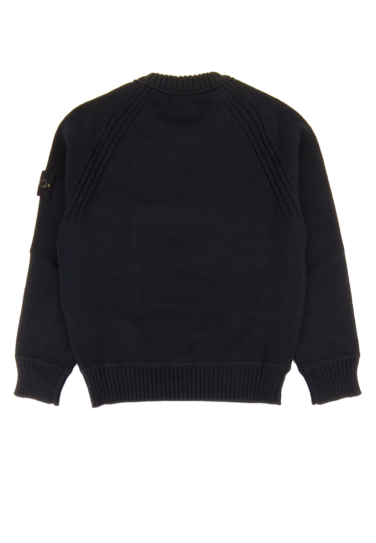 Maglia bambino Stone Island blu in misto cotone | ViaMonte Shop