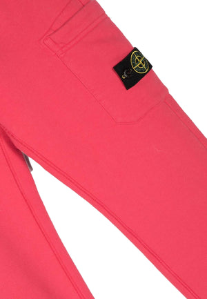 Stone Island pantalone sportivo corallo bambino in cotone