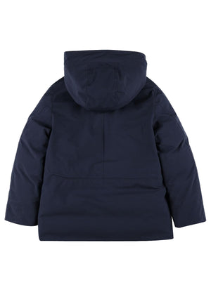 Giubbino bambino Stone Island blu in nylon
