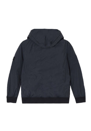 Giubbino bambino Stone Island blu in nylon