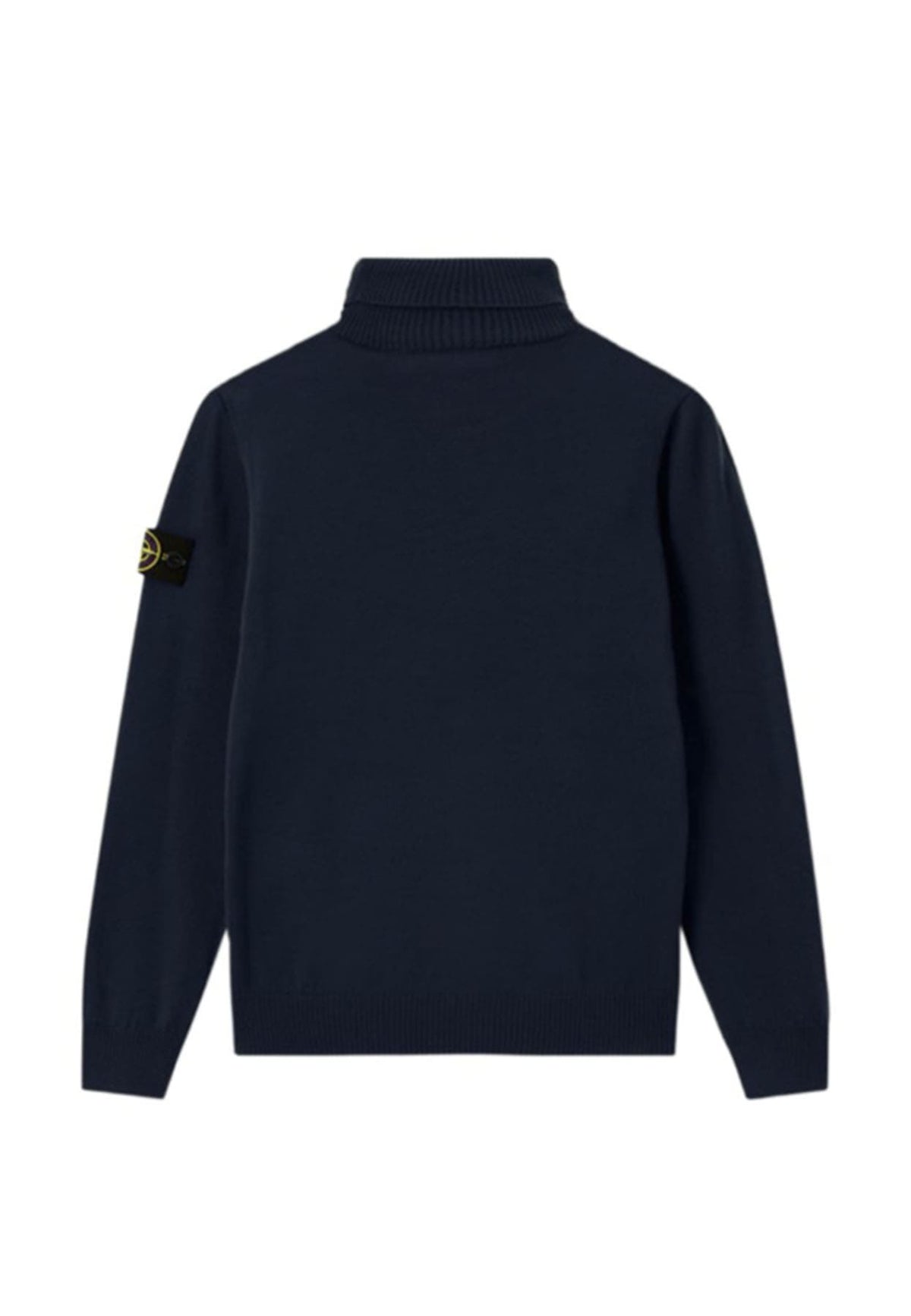Maglia bambino Stone Island blu navy in lana