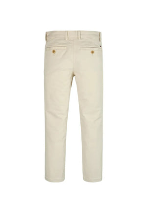 Pantalone bambino Tommy Hilfiger beige in cotone | ViaMonte Shop