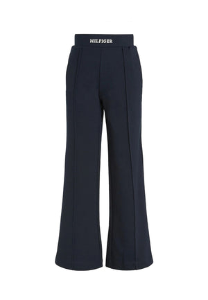 Pantalone bambina Tommy Hilfiger blu in misto modal