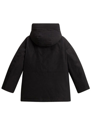 Giubbino bambino Woolrich kids New Arctic Parka Bering sea in tessuto Ramar