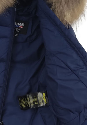 Giubbino Eagle neonato Blauer blu in nylon | ViaMonte Shop