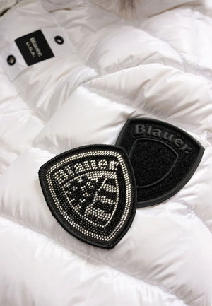 Giubbino bambina Blauer Arcadia bianco in nylon | ViaMonte Shop