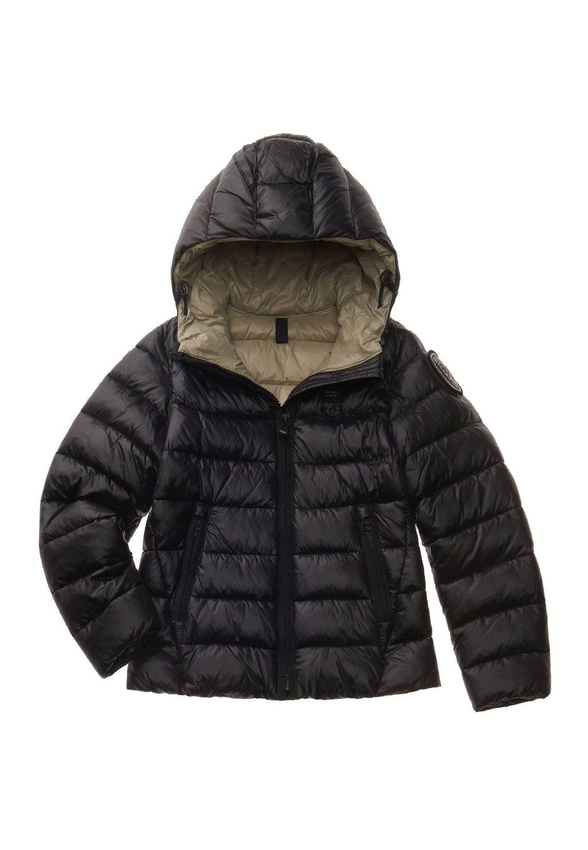 Giubbino Charme bambina Blauer nero in nylon | ViaMonte Shop