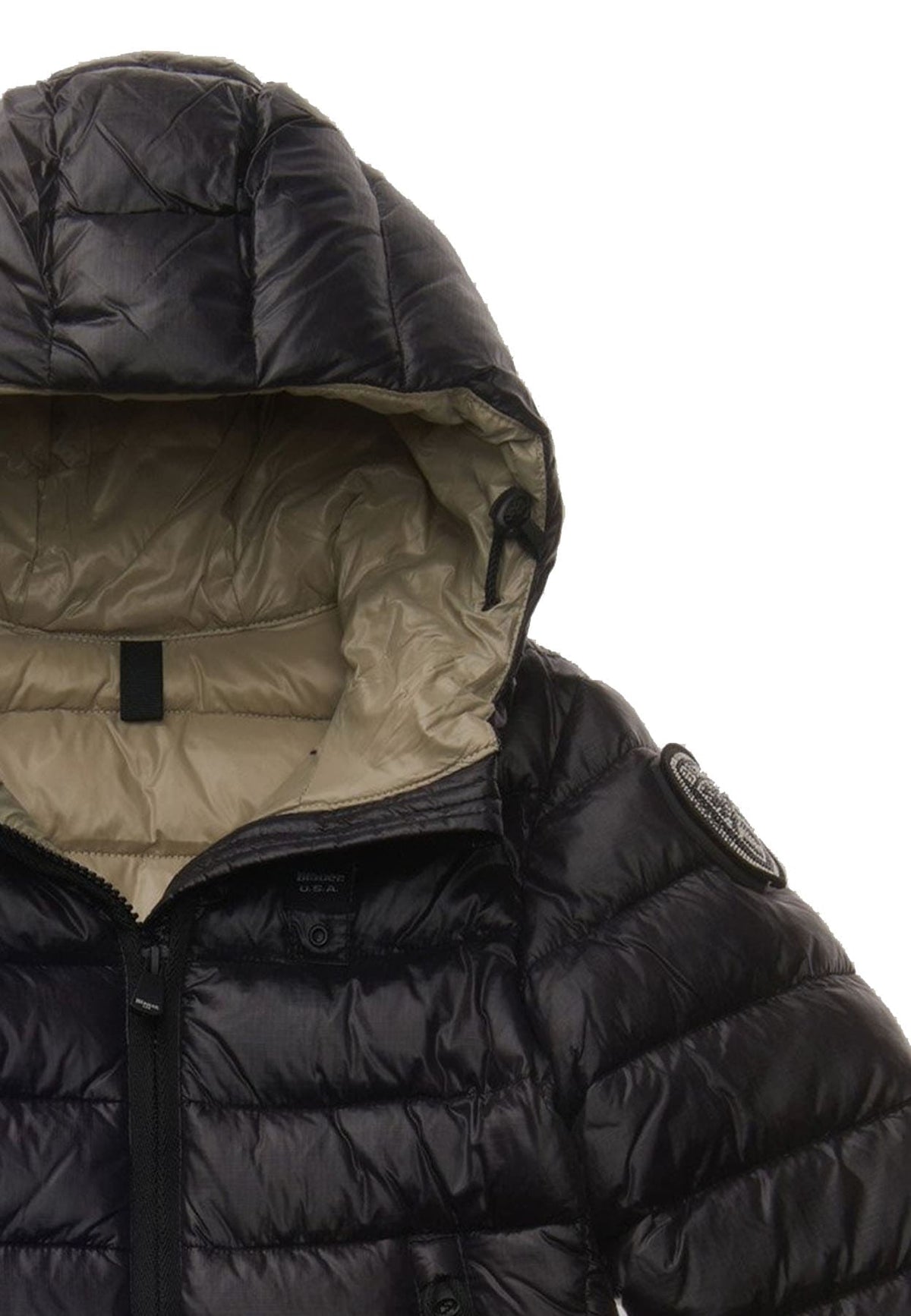 Giubbino Charme bambina Blauer nero in nylon | ViaMonte Shop