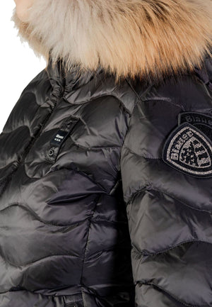 Giubbino bambina Blauer Arion nero in nylon | ViaMonte Shop