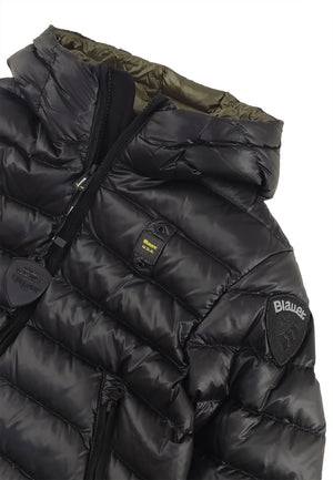 Giubbino Acton bambino Blauer nero in nylon