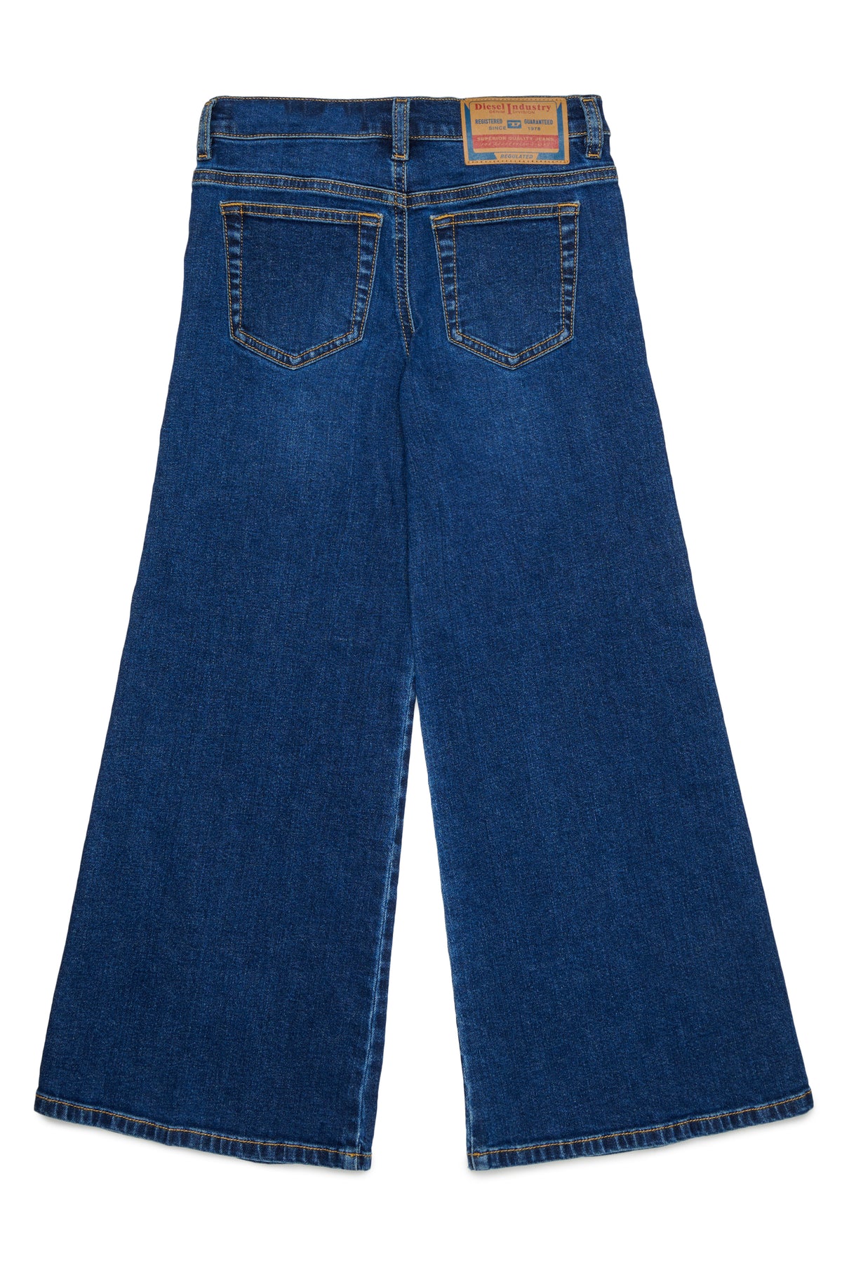 Jeans 1978 flare fit bambina Diesel blu in cotone stretch | ViaMonte Shop